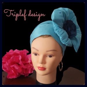 Turban with tie back